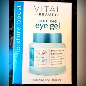 Vital Beauty Moisture Boost Cooling Eye Gel With Hyaluronic & Cucumber 1 Oz